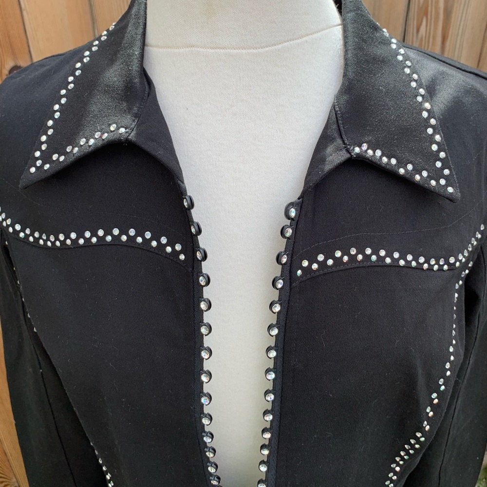 Christine Alexander black bejeweled jacket
